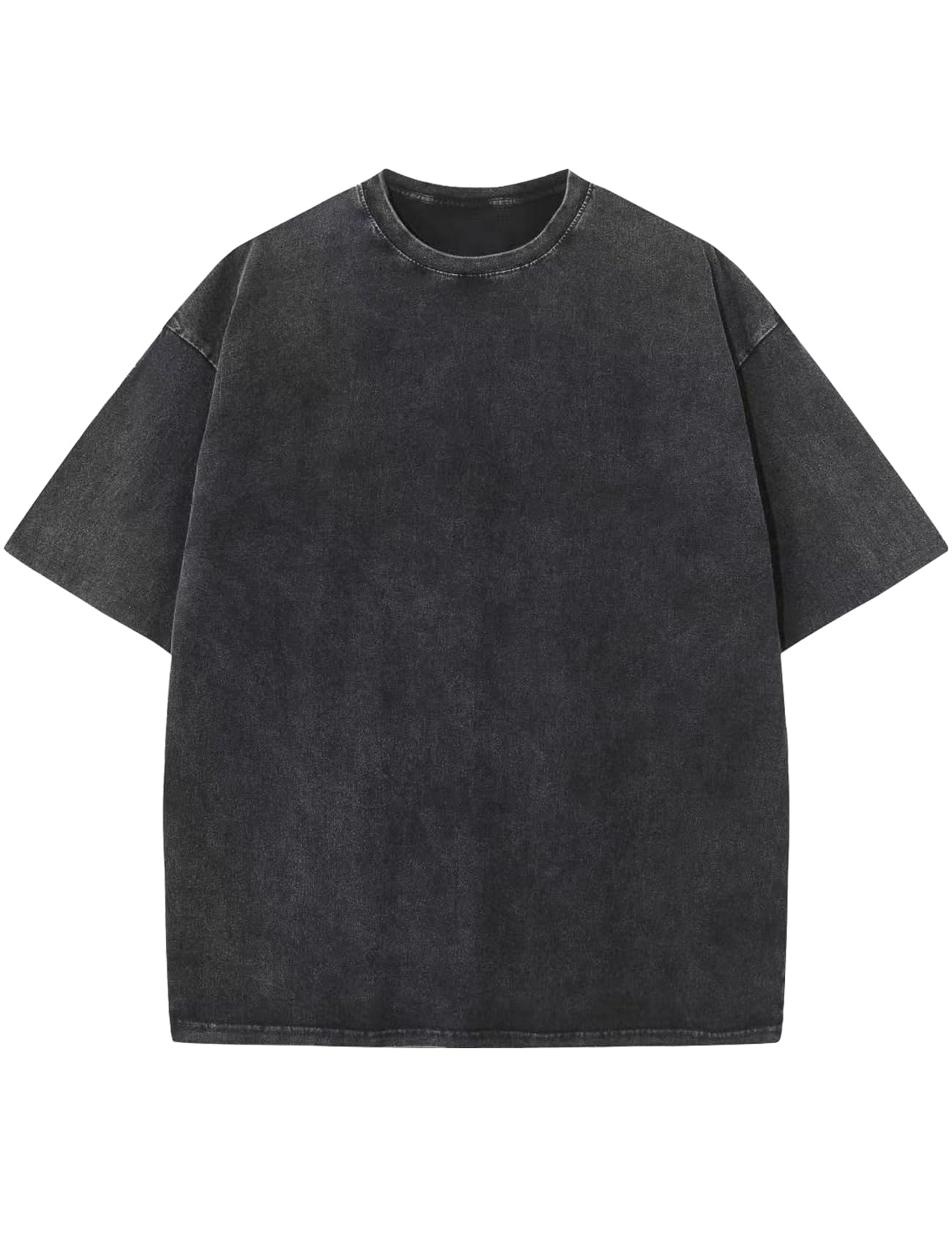 Men's Oversized Acid Wash Heavyweight Cotton T-Shirt