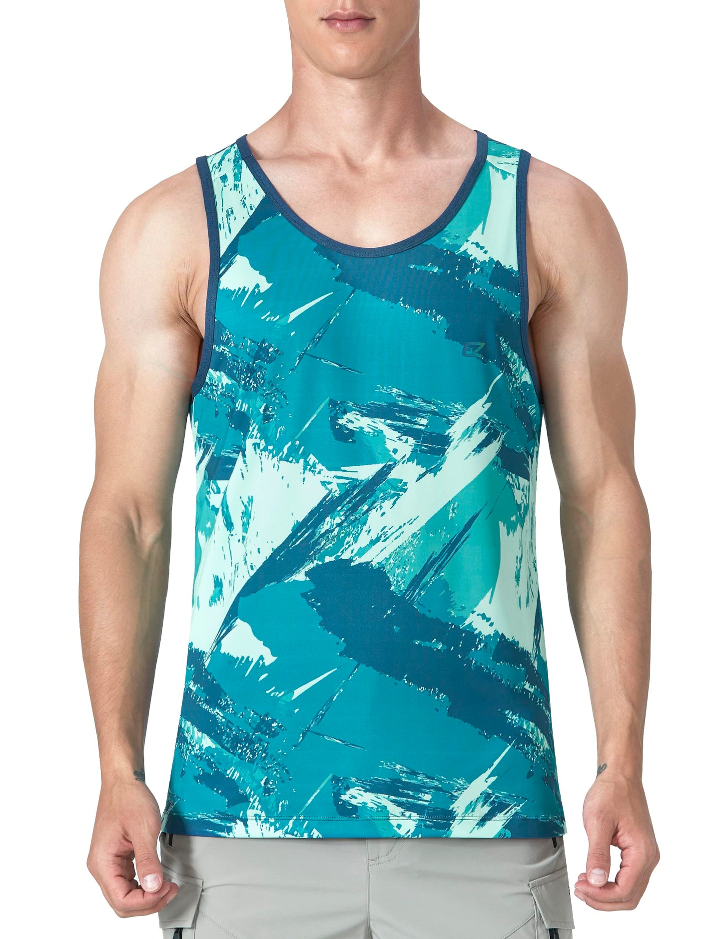 Men's Quick Dry Sleeveless Workout Tank Top Gym Training Shirt