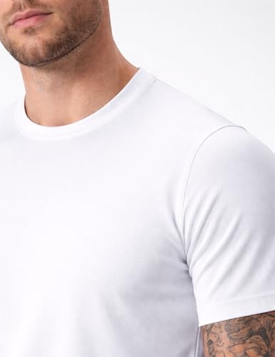 5-Pack Men's Quick Dry Athletic Crew Neck Workout T-Shirts