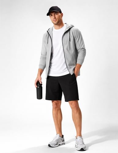 5-Pack Men's Quick Dry Athletic Crew Neck Workout T-Shirts