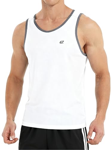 Men's Quick Dry Sleeveless Workout Tank Top Gym Training Shirt