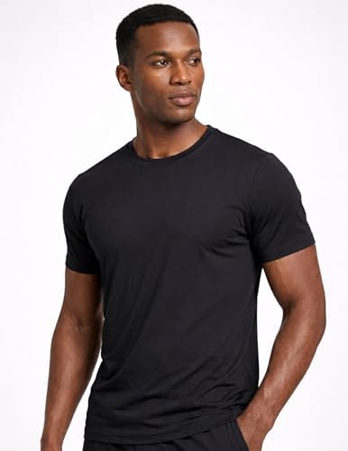 5-Pack Men's Quick Dry Athletic Crew Neck Workout T-Shirts