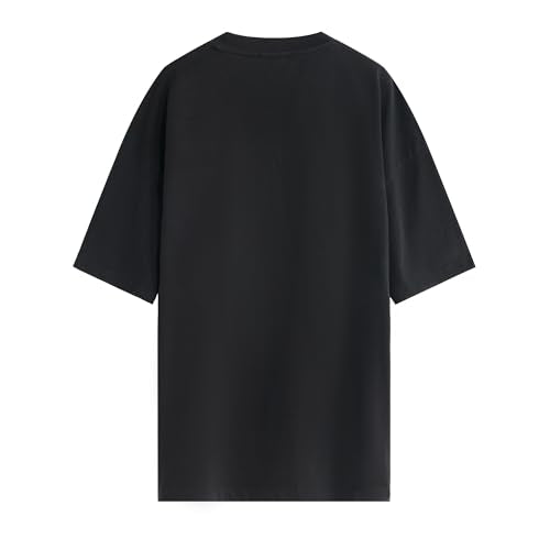 Oversized Unisex Graphic Embroidered Streetwear T-Shirt