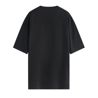 Oversized Unisex Graphic Embroidered Streetwear T-Shirt