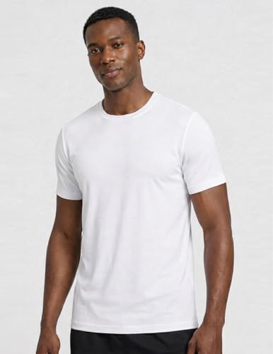 5-Pack Men's Quick Dry Athletic Crew Neck Workout T-Shirts