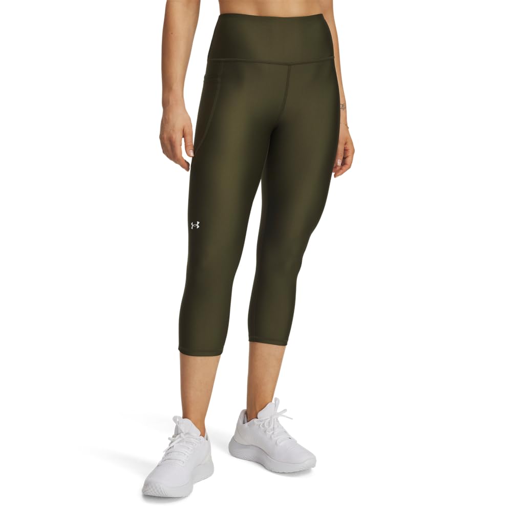 High Waisted Pocketed Capri Leggings