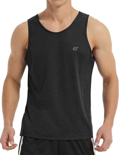 Men's Quick Dry Sleeveless Workout Tank Top Gym Training Shirt