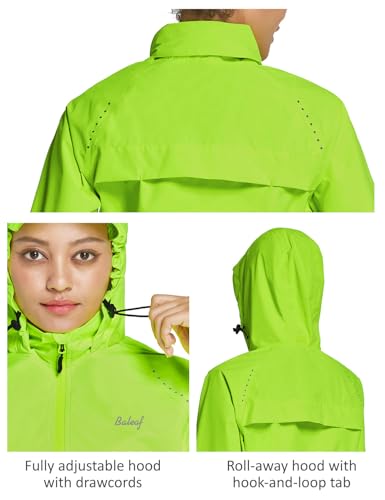 Waterproof Packable Running Cycling Rain Jacket Hooded