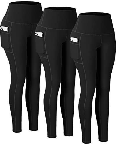 Women's High Waisted Pocket Yoga Leggings Tummy Control