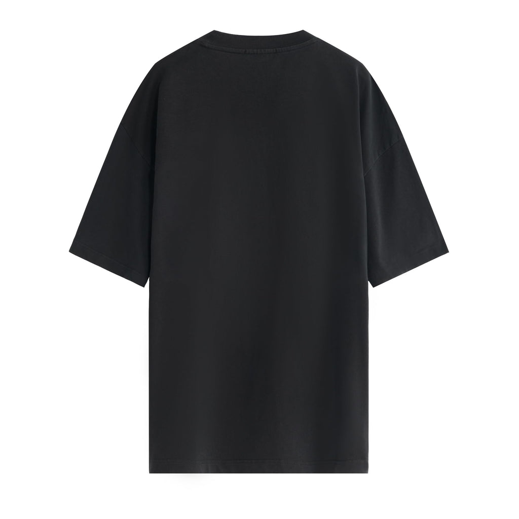 Oversized Unisex Graphic Embroidered Streetwear T-Shirt