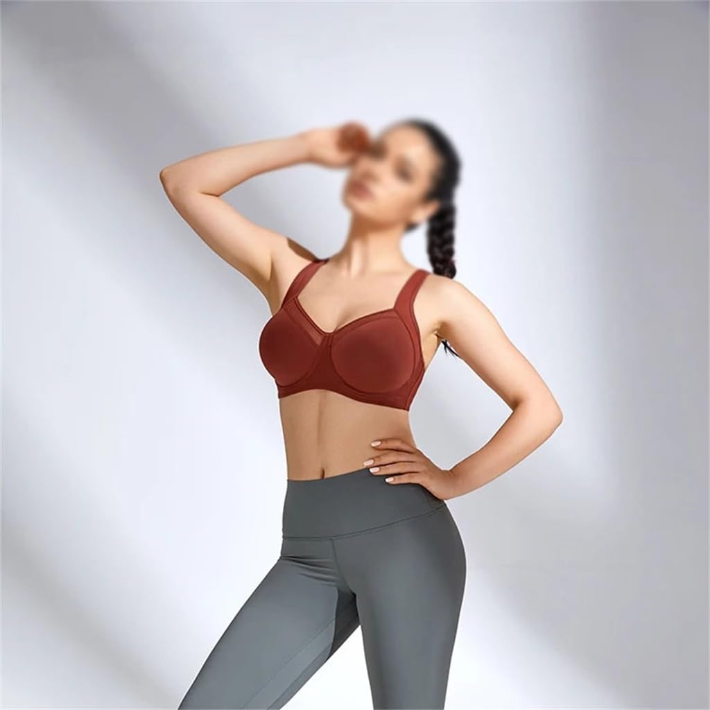 Shockproof Fixed Cup Sports Bra Fitness Vest