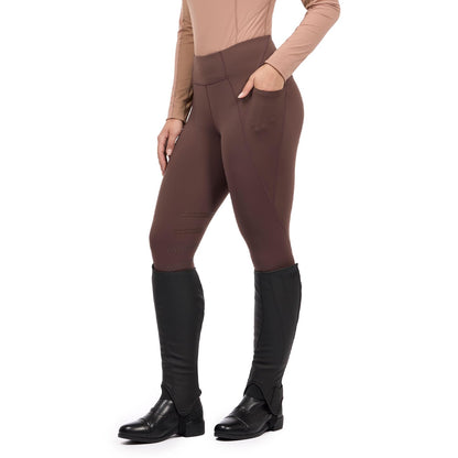 Cooling Knee Patch Riding Tights with Pockets