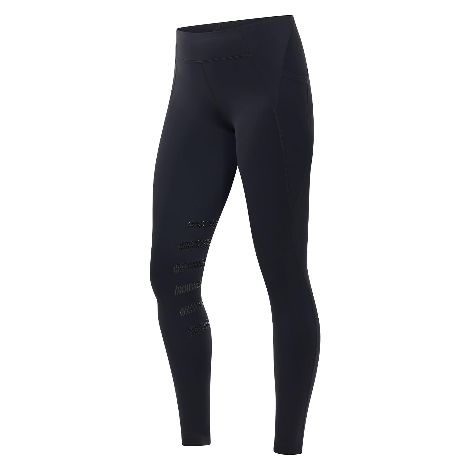 Kerrits Women's Coolcore PowerLite Knee Patch Pocket Riding Tight – Cooling Technical Wicking Sweat Summer Riding Tights