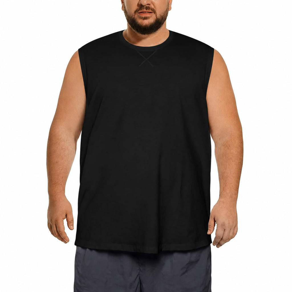 Men's Dry Fit Muscle Tank Top Athletic Sleeveless Shirt
