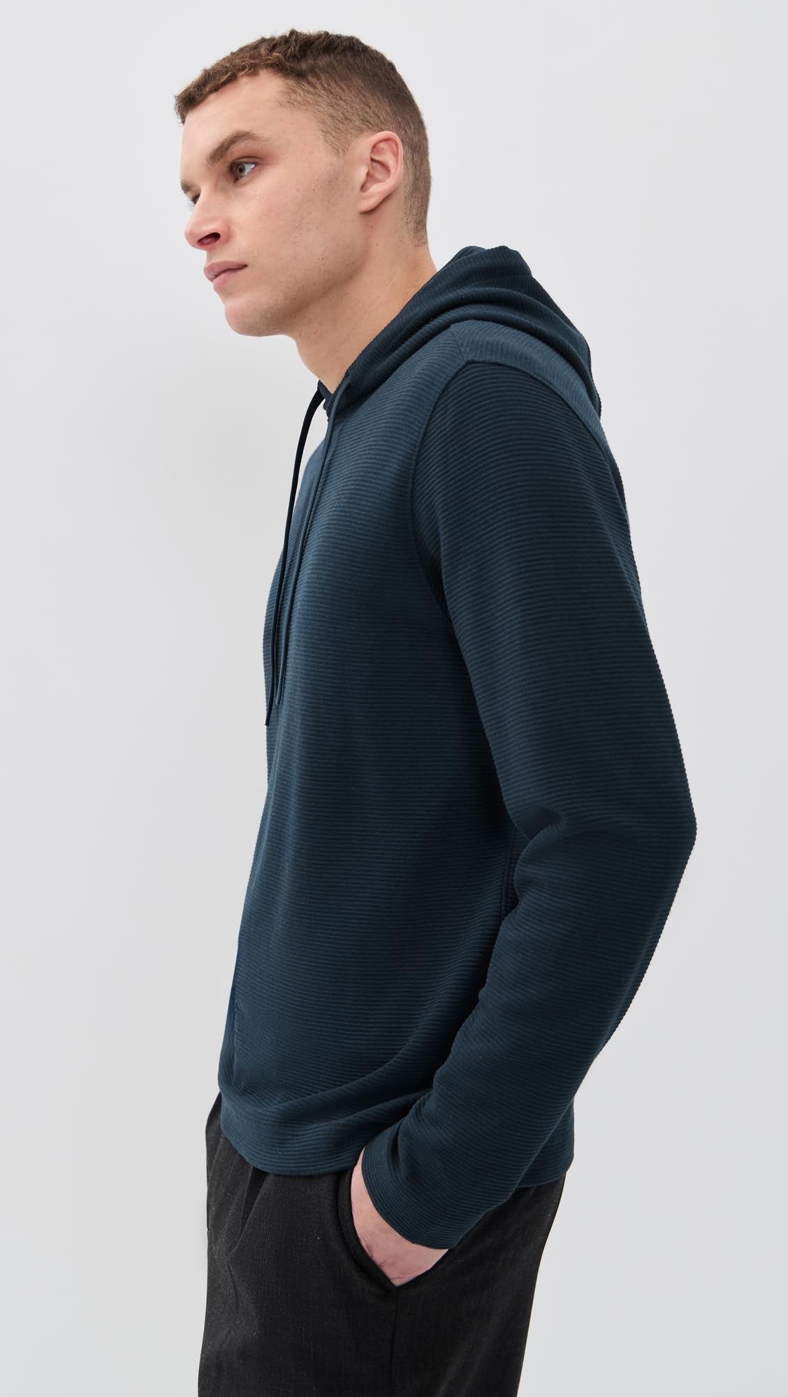 Theory Men's Delroy Hoodie in Studio Jaquard