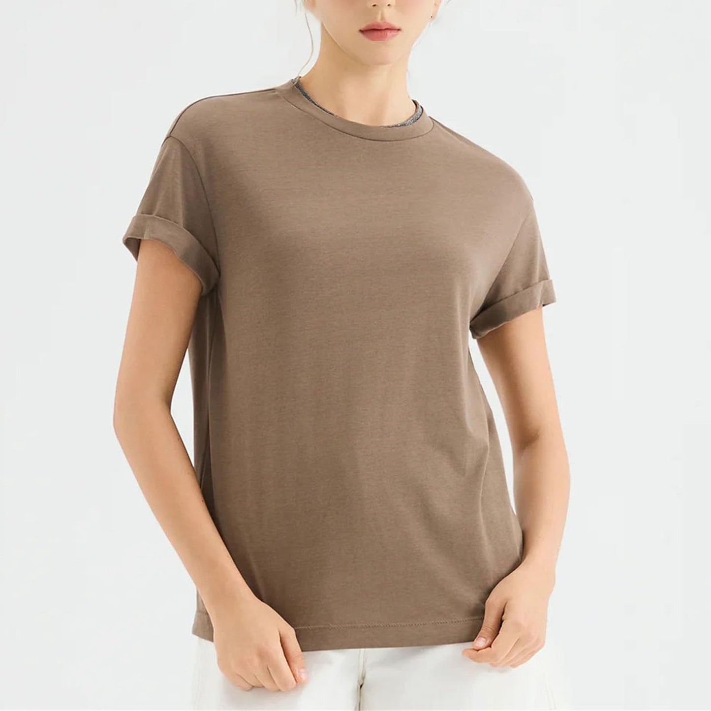 Women's Casual Soft Short Sleeve Everyday Tee
