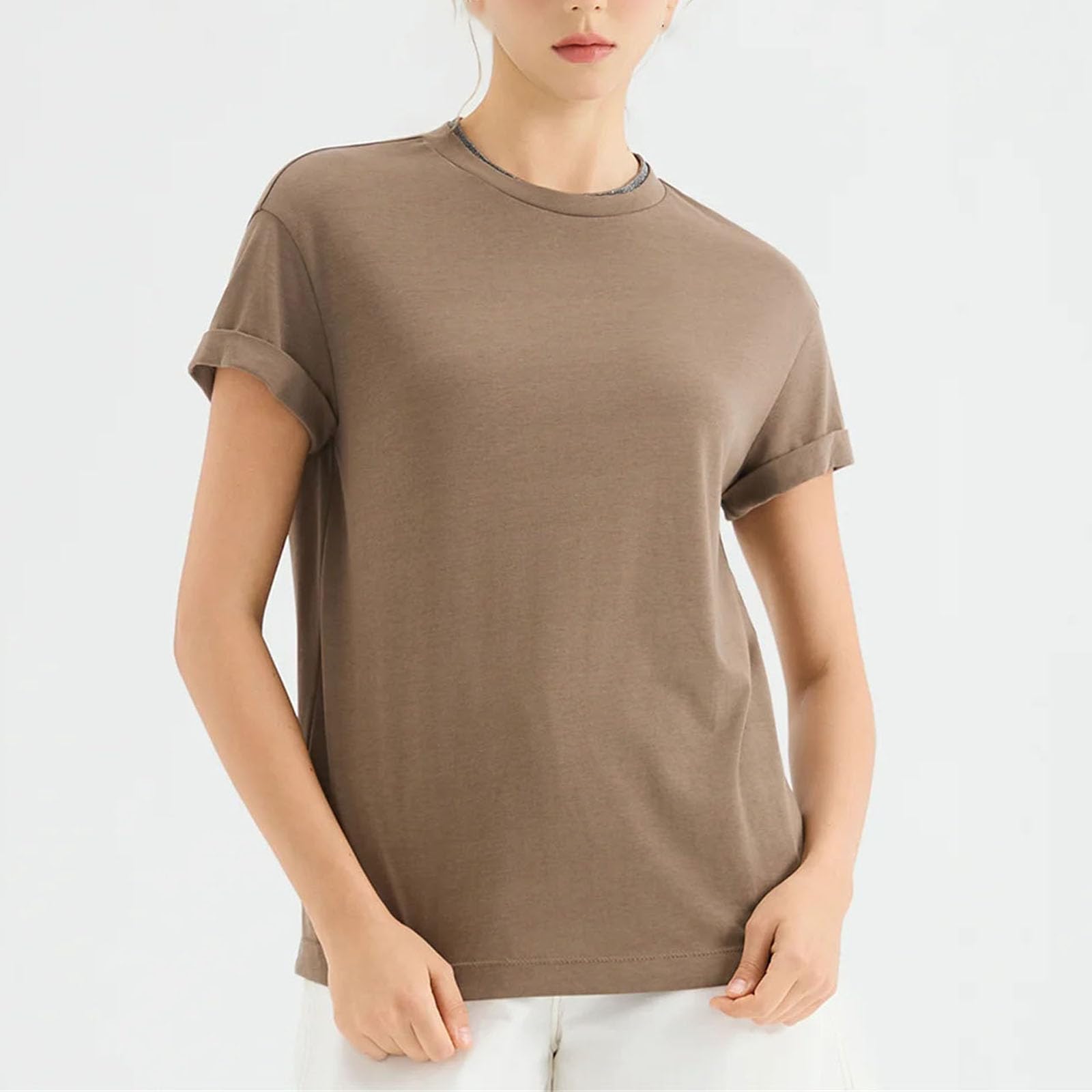 Women's Casual Soft Short Sleeve Everyday Tee