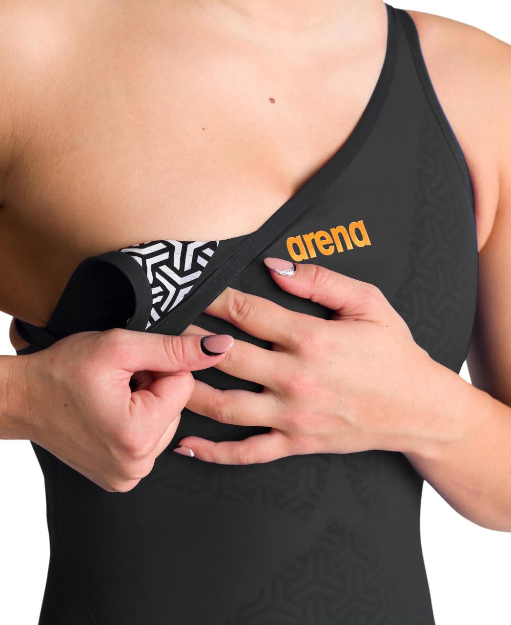 Carbon Glide Open Back Racing Kneeskin Swimsuit