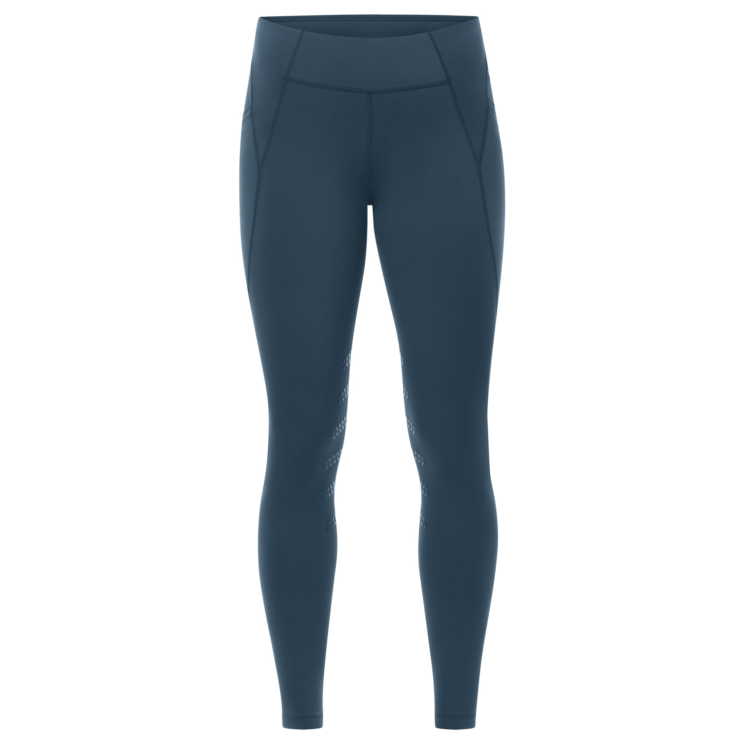 Kerrits Women's Coolcore PowerLite Knee Patch Pocket Riding Tight – Cooling Technical Wicking Sweat Summer Riding Tights