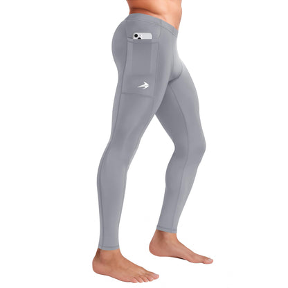 Men's Compression Workout Running Base Layer Tights