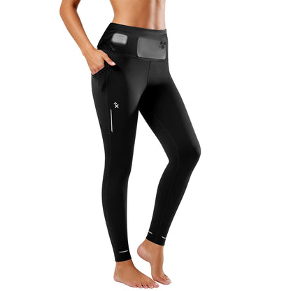 Women's High Waisted Yoga Leggings 6 Pockets Gym Compression Pants
