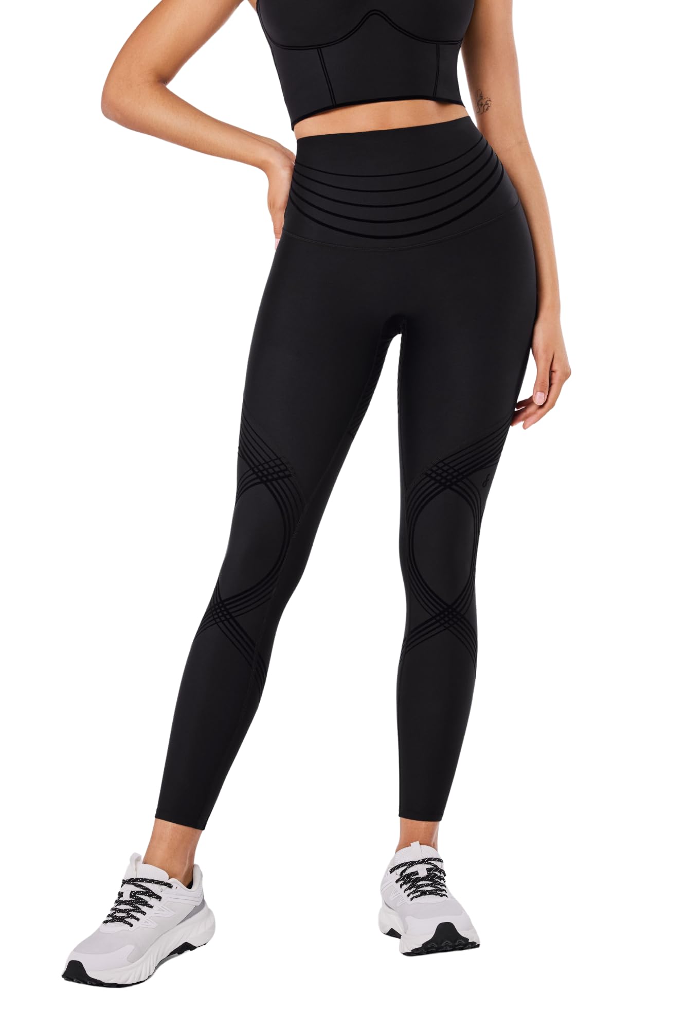 Seamless Sculpt Reversible Core Support Workout Leggings