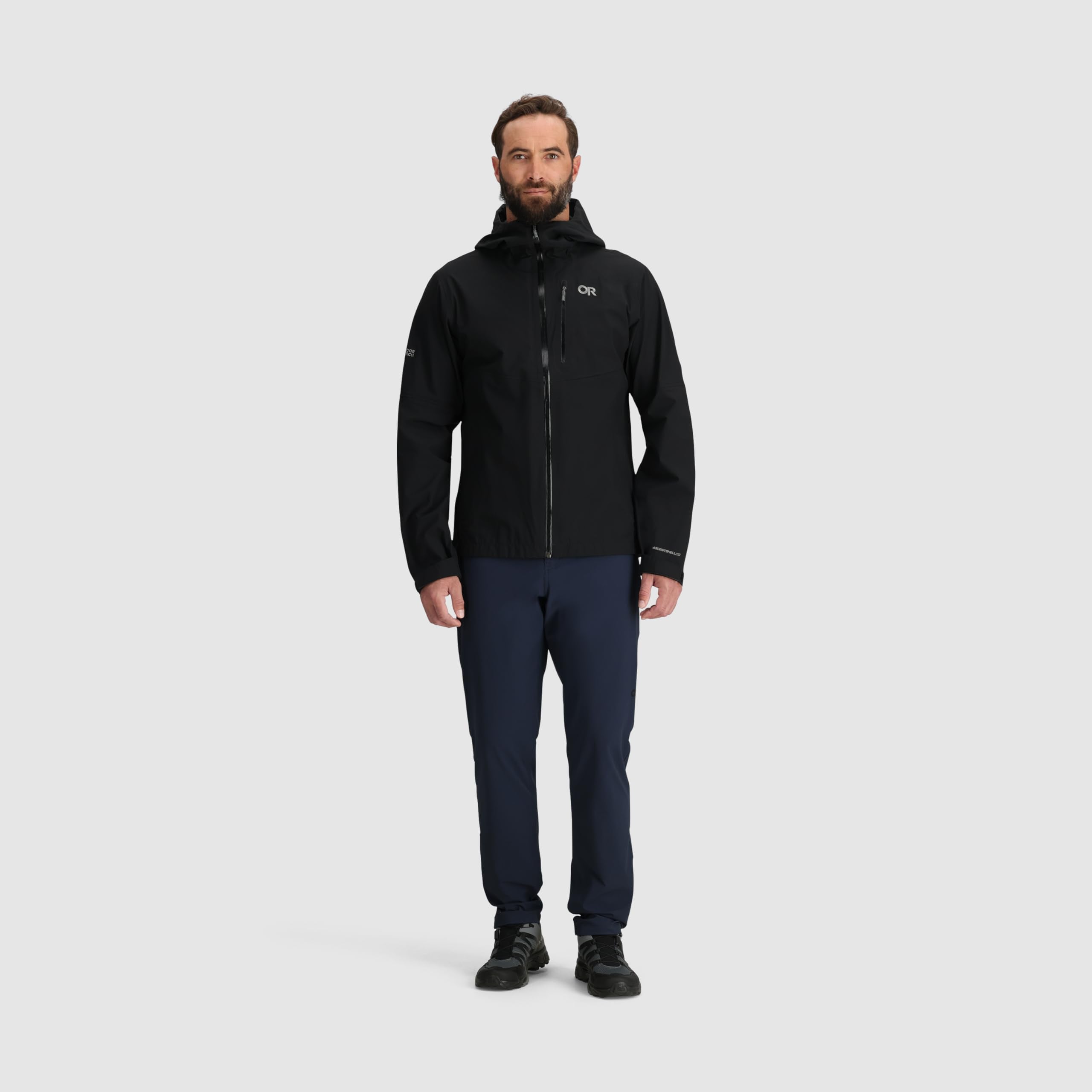 Outdoor Research Men's Foray 3L Jacket | Waterproof, Windproof, Hooded, Long Sleeve, Standard Fit