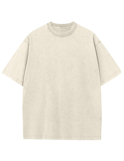 Men's Oversized Acid Wash Heavyweight Cotton T-Shirt
