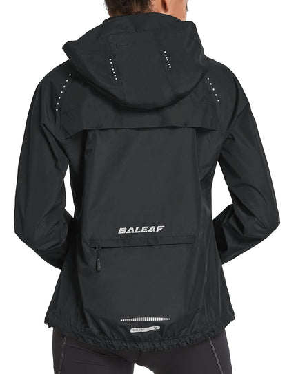 Waterproof Packable Running Cycling Rain Jacket Hooded