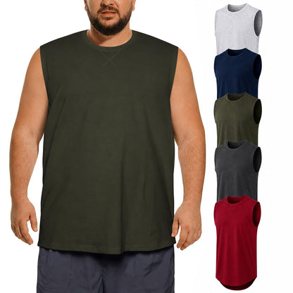 Men's Dry Fit Muscle Tank Top Athletic Sleeveless Shirt