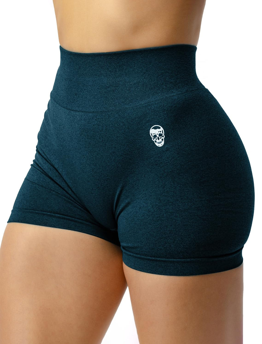 High Waist Seamless Biker Workout Shorts