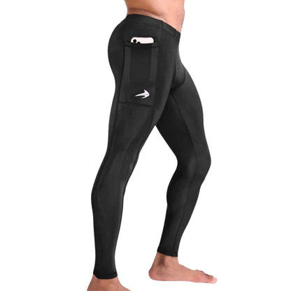 Men's Compression Workout Running Base Layer Tights