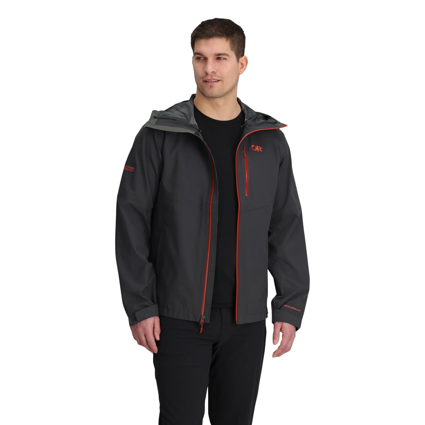 Waterproof Windproof Hooded 3L Rain Jacket