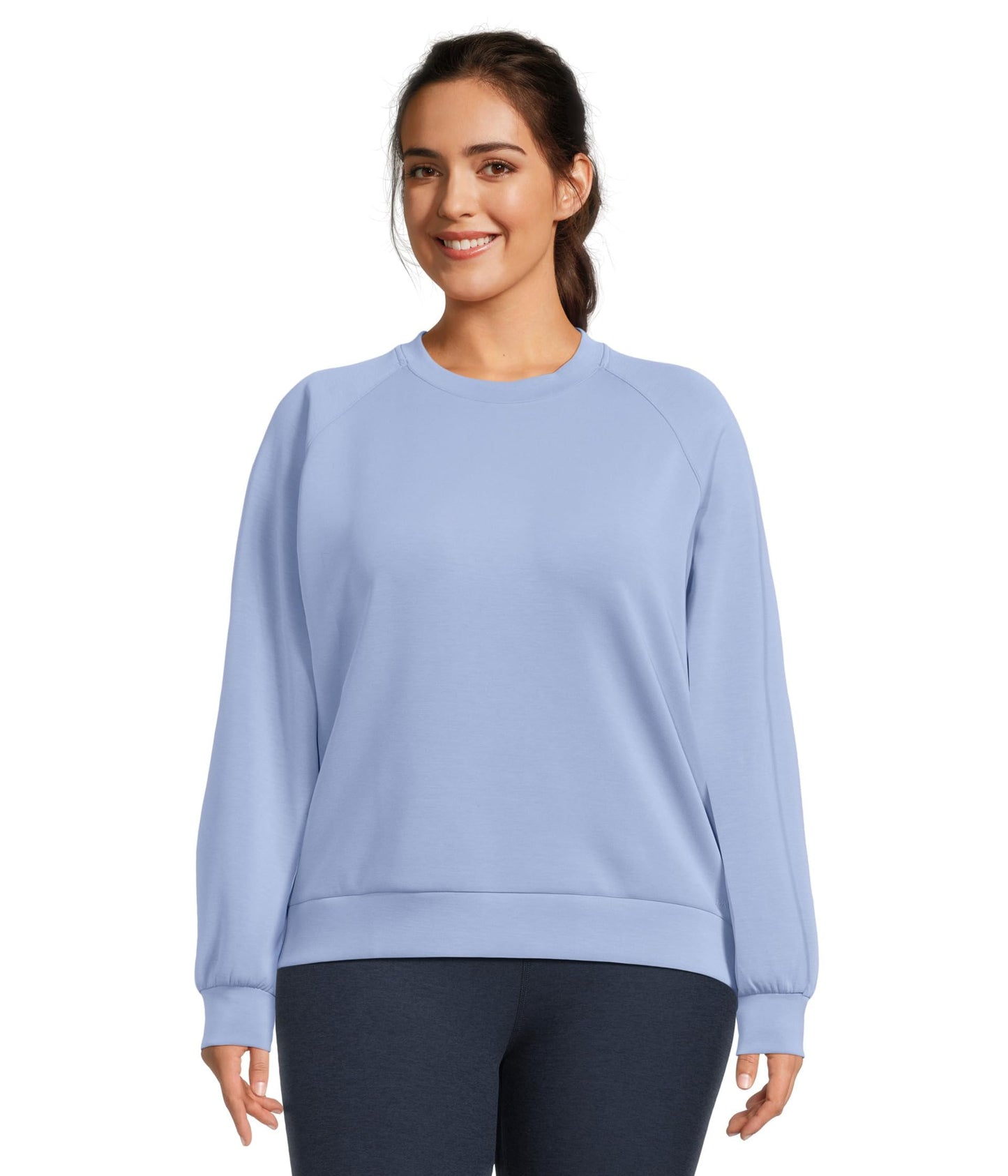 Women's Crewneck Long Sleeve Soft Casual Top