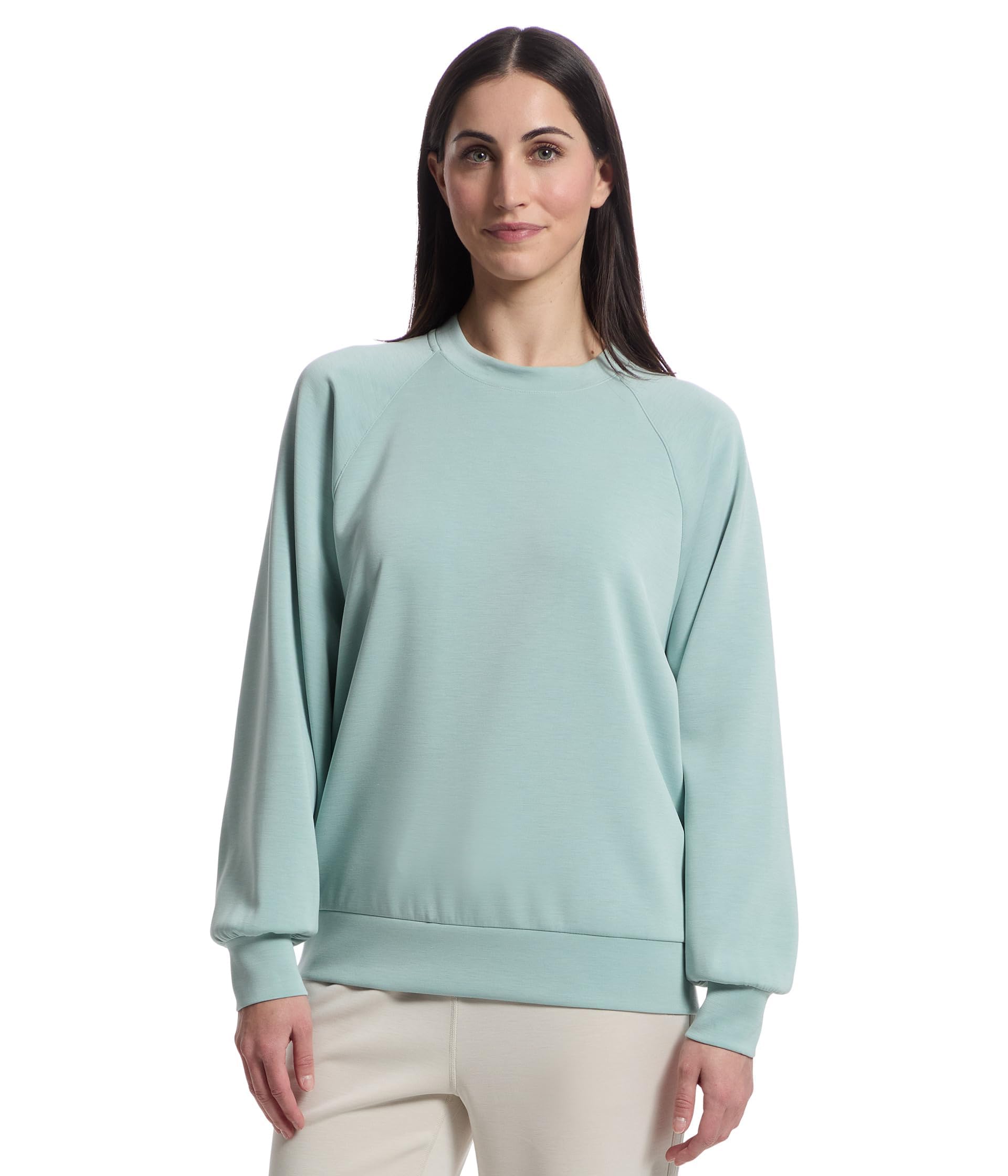 Women's Crewneck Long Sleeve Soft Casual Top