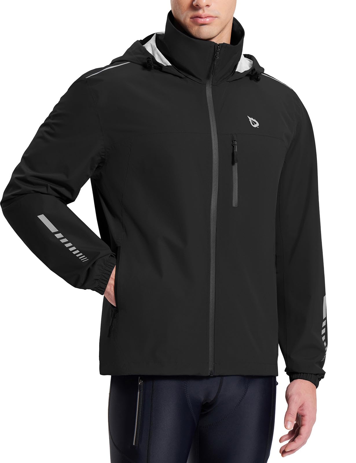 Waterproof Windbreaker Running Jacket Hooded