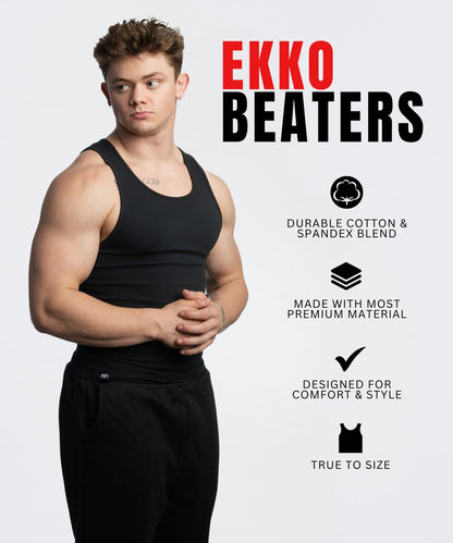 Men's Ribbed Cotton Spandex Tank Top