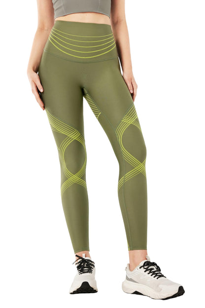 Seamless Sculpt Reversible Core Support Workout Leggings