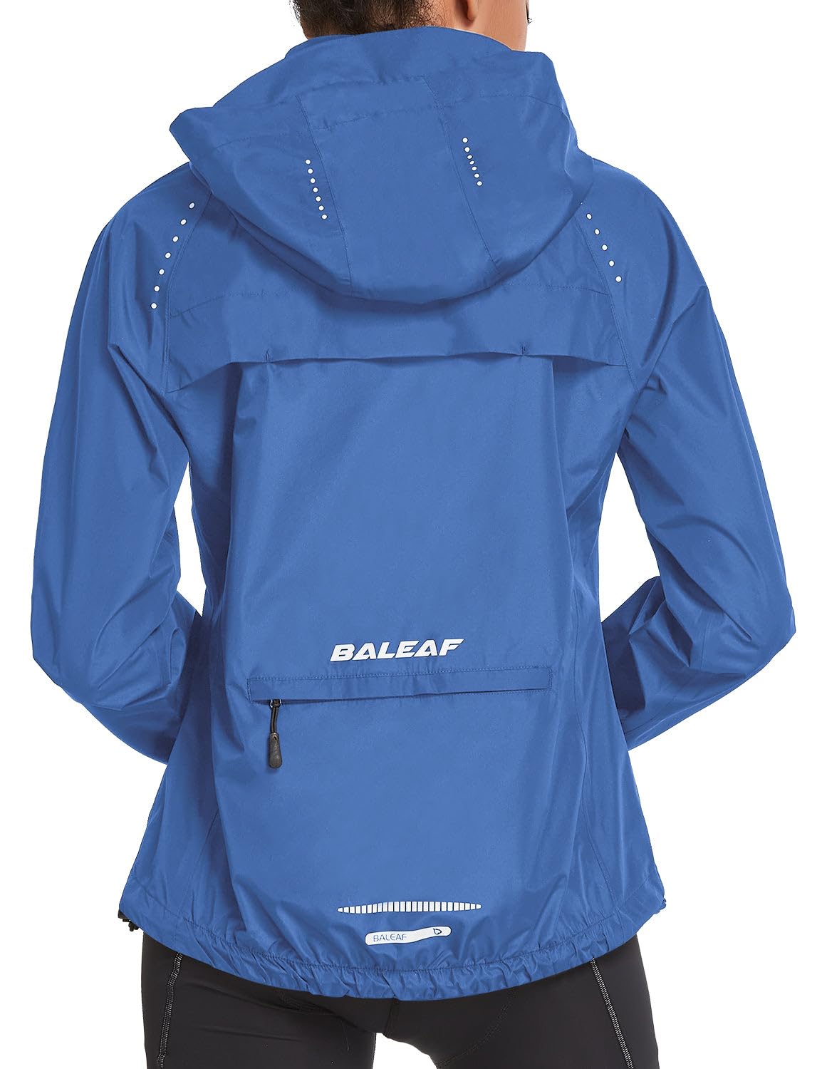 Waterproof Packable Running Cycling Rain Jacket Hooded