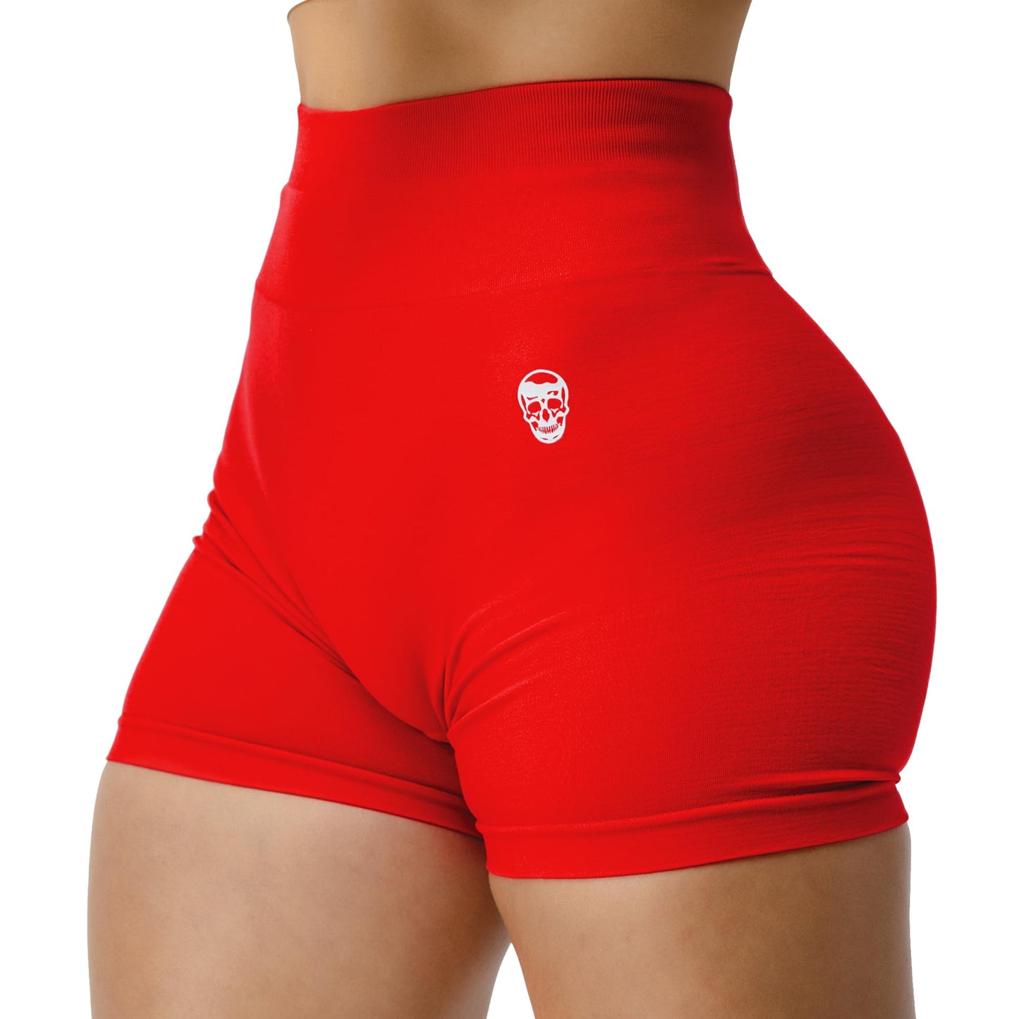 High Waist Seamless Biker Workout Shorts