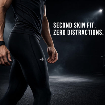 Men's Compression Workout Running Base Layer Tights