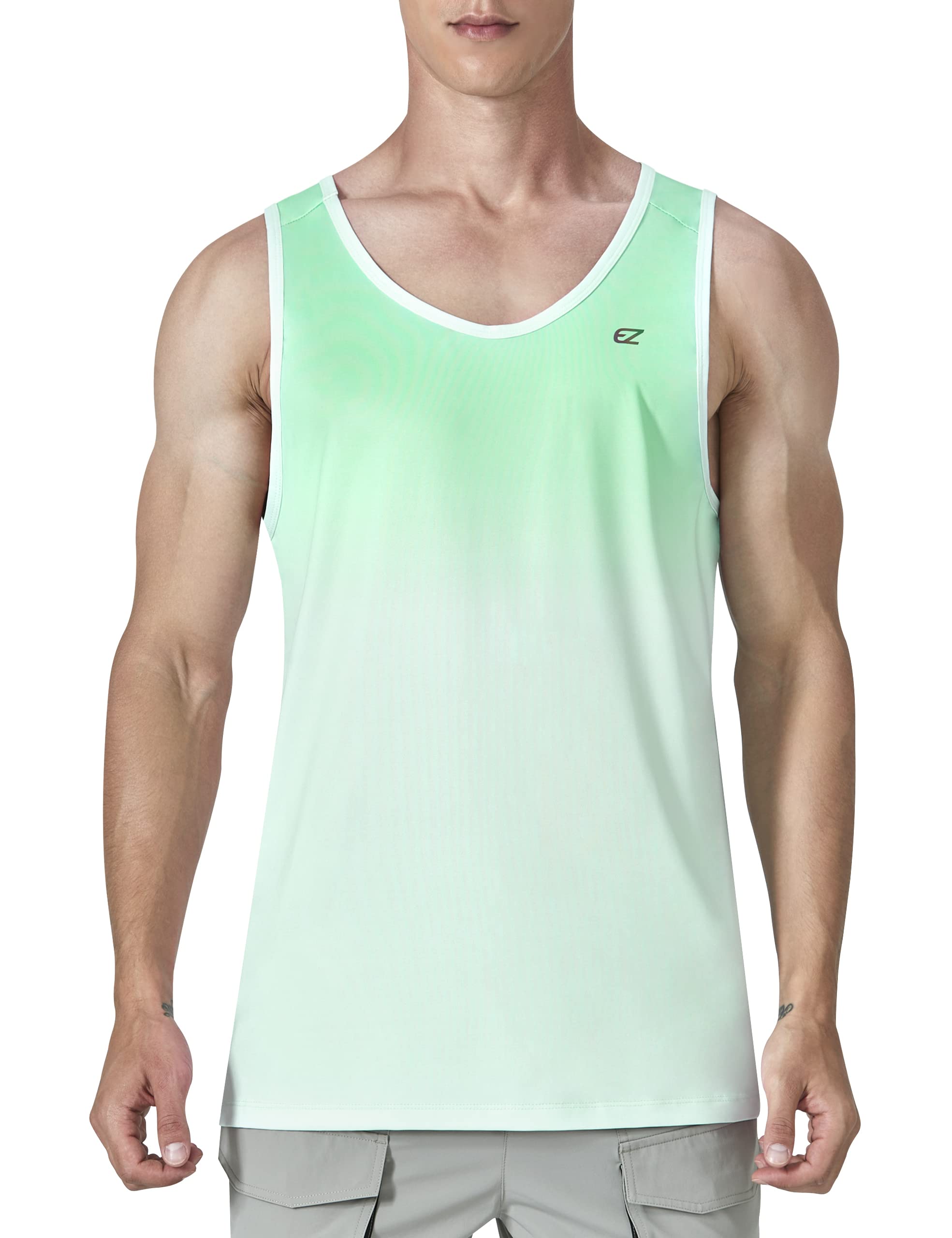 Men's Quick Dry Sleeveless Workout Tank Top Gym Training Shirt