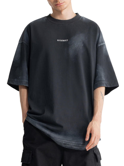 Oversized Unisex Graphic Embroidered Streetwear T-Shirt