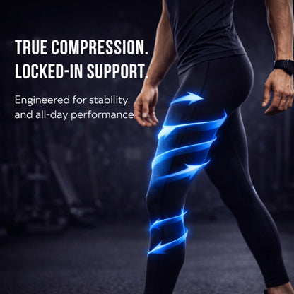 Men's Compression Workout Running Base Layer Tights