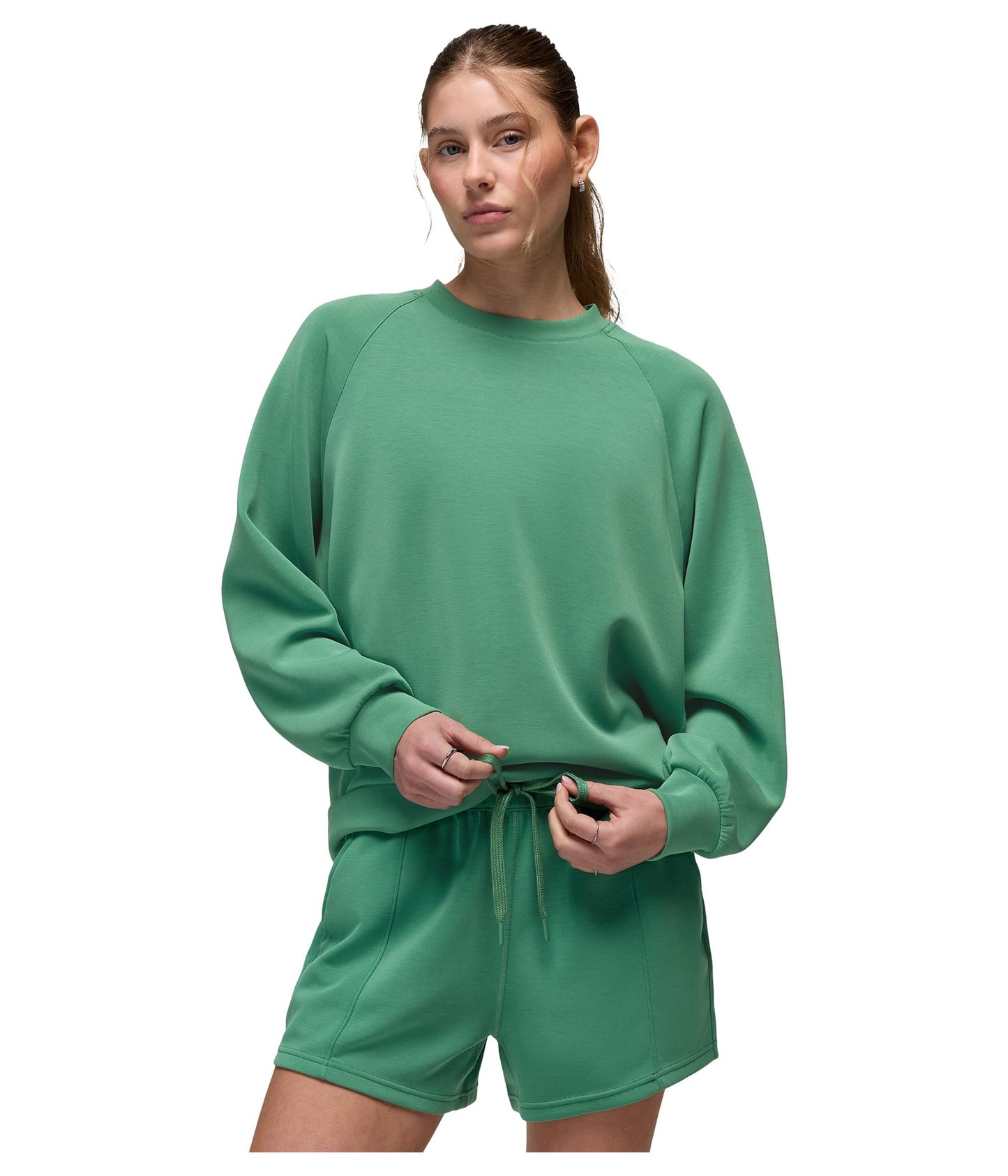 Women's Crewneck Long Sleeve Soft Casual Top
