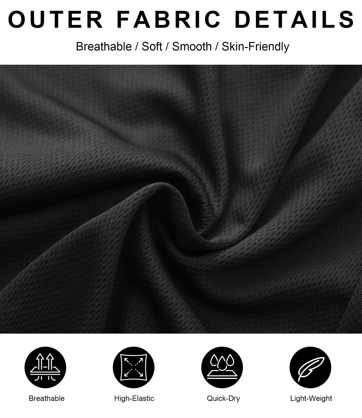 2-in-1 Lined Running Workout Shorts with Pockets