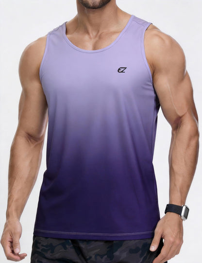 Men's Quick Dry Sleeveless Workout Tank Top Gym Training Shirt