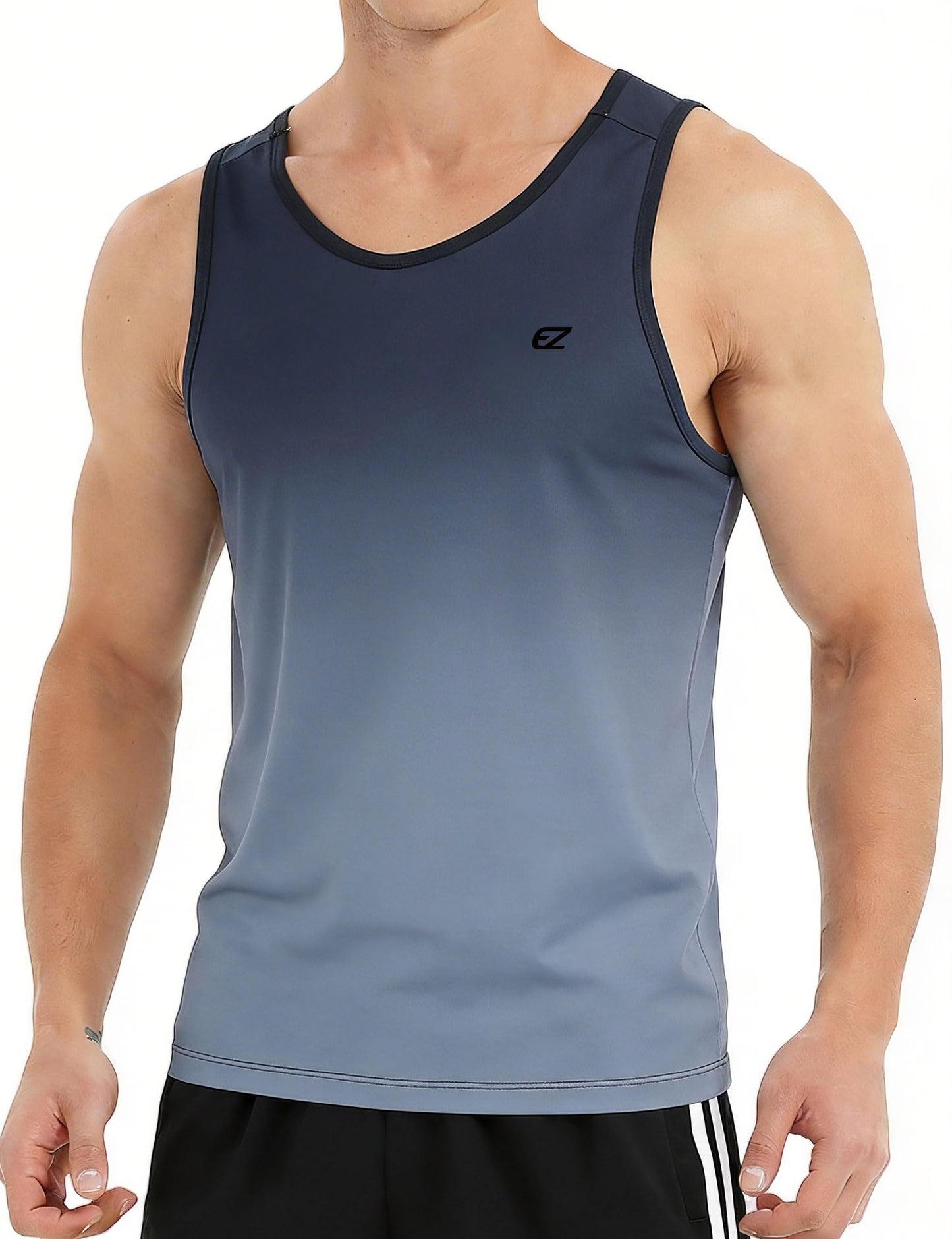 Men's Quick Dry Sleeveless Workout Tank Top Gym Training Shirt