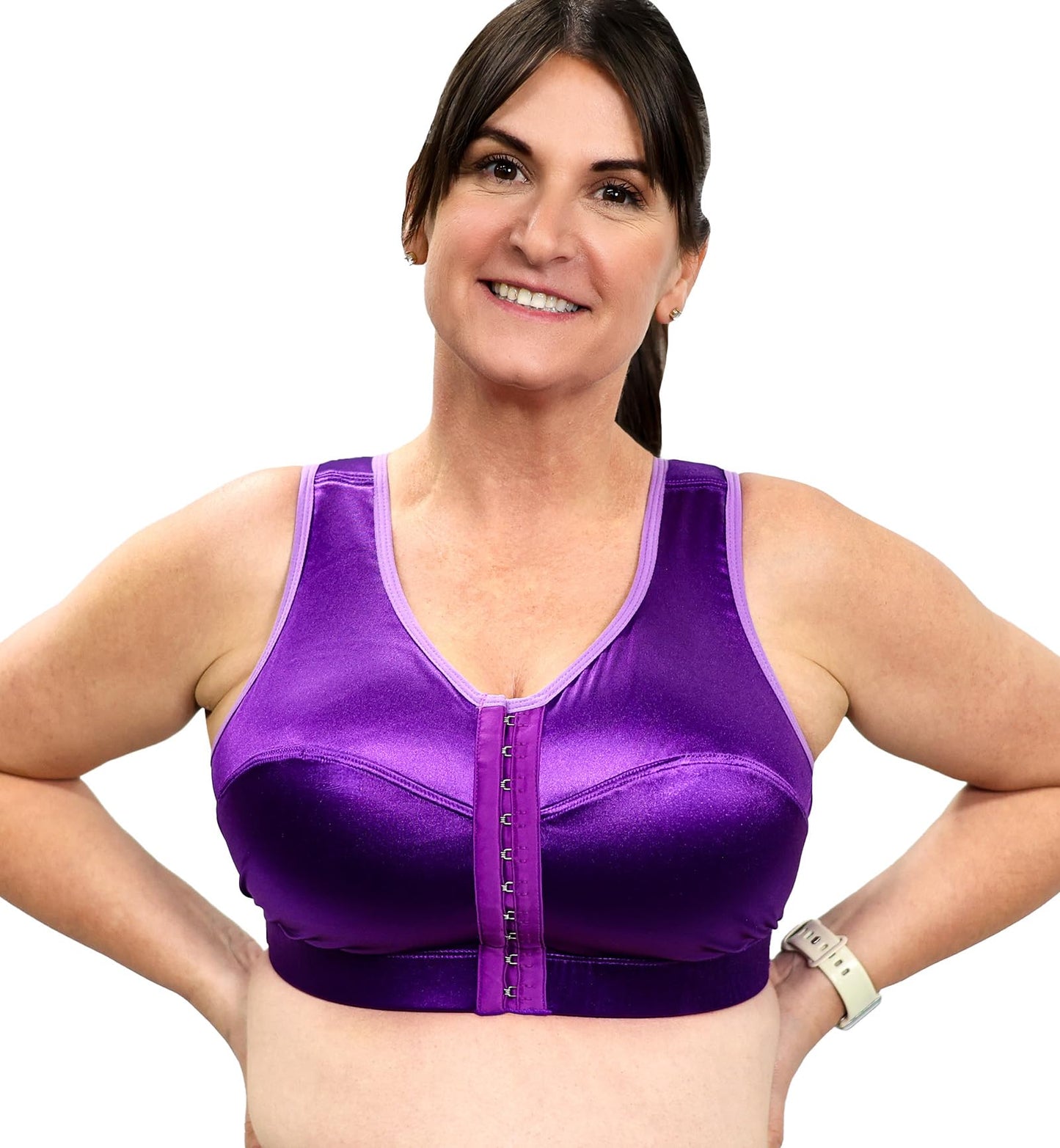 ENELL Women's Full Coverage High Impact Sports Bra