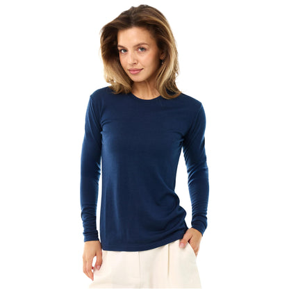 Women's Merino Wool Base Layer Long Sleeve Thermal Hiking Shirt